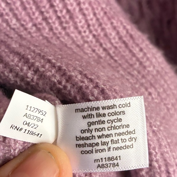 Lane Bryant Classic Long-Sleeve Button-Front Pointelle-Sleeve Cardigan 26/28 - Picture 13 of 13